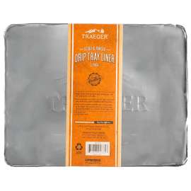 Traeger BAC458 Drip Tray Liner, Aluminum, For: Ranger and Scout Model Grills