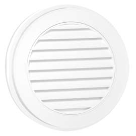 CANPLAS 626053-00 Gable Vent, Polypropylene, White