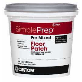 CUSTOM FPQT Pre Mixed Floor Patch, 1 qt Pail