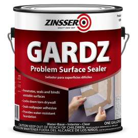 ZINSSER Gardz 02301 Problem Surface Sealer, Acoustic/Texture, Clear, 1 gal, Can