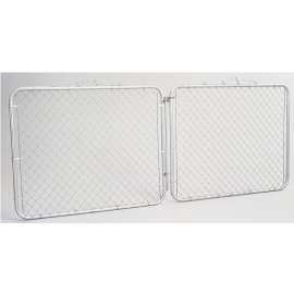 Stephens Pipe & Steel GTB12048 Chain-Link Drive Gate, 10 ft W Gate, 48 in H Gate