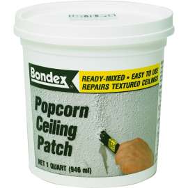 ZINSSER 76084 Ceiling Patch, Gel, Citrus, White, 1 qt Pail