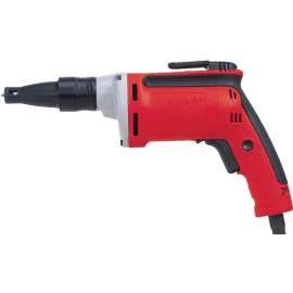 Milwaukee 6742-20 Drywall Screwdriver, 6.5 A, 1/4 in Chuck, Hex, Keyless Chuck, 4000 rpm Speed, 10 ft L Cord