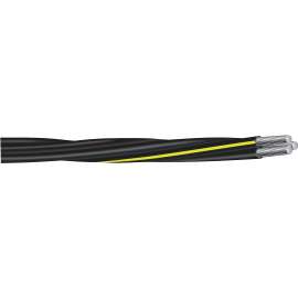 Southwire 4/0 4/0 4/0 URD Building Wire, #4/0 AWG Wire, 3 -Conductor, 500 ft L, Aluminum Conductor, Yellow Sheath