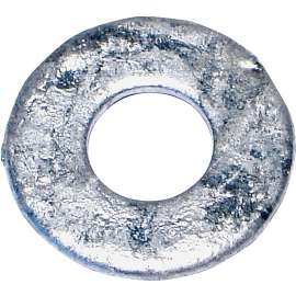 MIDWEST FASTENER 05625 Washer, 1/4 in ID, Galvanized Steel, USS Grade