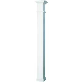 COLUMN 8INX8FT WHT WELLINGTON