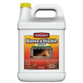 Gordon's 7681072 Horse and Stable Spray, Liquid, Yellow, Solvent, 1 gal