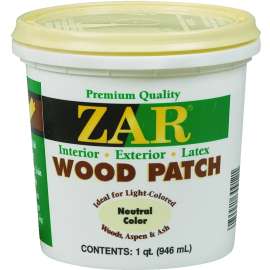ZAR 30912 Wood Patch, Paste, Amine, 1 qt Tub