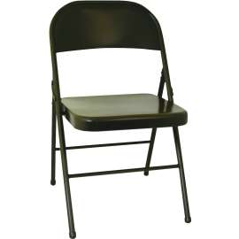 Cosco 14-711 05X/147110 Folding Chair, 18-1/2 in OAW, 5-1/2 in OAD, 39-1/2 in OAH, Steel Frame, Vinyl Tabletop