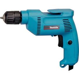 Makita 6408K Electric Drill, 4.9 A, 3/8 in Chuck, Keyless Chuck, Includes: (1) Keyless Chuck, (1) Tool Case