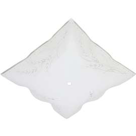 Westinghouse 8180000 Light Diffuser, Square, Glass, White