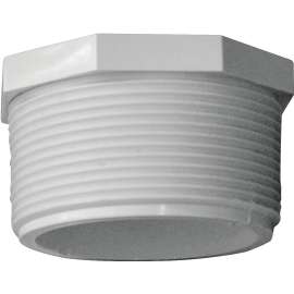 GENOVA 31820 Pipe Plug, 2 in MIP, White