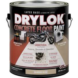 UGL DRYLOK 21613 Concrete Floor Paint, Beige, 1 gal