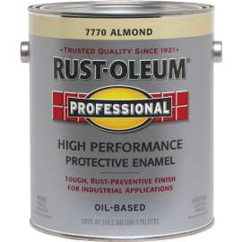 RUST-OLEUM PROFESSIONAL 7770402 Protective Enamel, Gloss, Almond, 1 gal Can