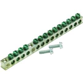Cutler-Hammer GBK14P Ground Bar Kit, 14-Terminal