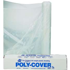 ORGILL POLY 4X14-C Poly Film, 100 ft L, 14 ft W, 4 mil Thick, Clear