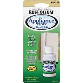 RUST-OLEUM SPECIALTY 203002 Appliance Touch-Up Paint, Solvent-Like, Biscuit, 0.6 oz, Bottle