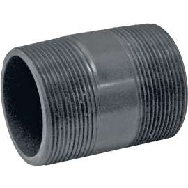 GENOVA 300 Series 388030D Pipe Nipple, 2 in MIP, 3 in L, Gray