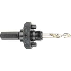 Milwaukee 49-56-7240 Hole Saw Arbor, 5/8-18 Thread, 7/16 in Shank, Hex Shank