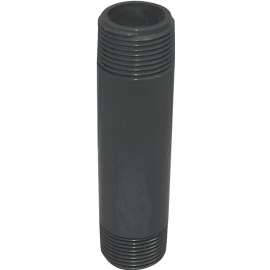 GENOVA 300 Series 384050 Pipe Nipple, 3/4 in MIP, 5 in L, Gray