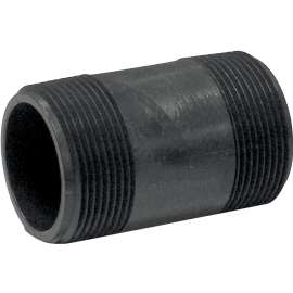 GENOVA 387030D Pipe Nipple, 1-1/2 in MIP x MIP, 3 in L, Gray