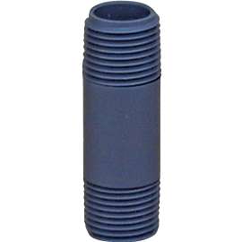 GENOVA 300 Series 383020D Pipe Nipple, 1/2 in MIP, 2 in L, Gray