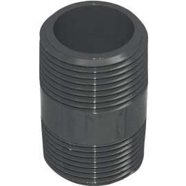 GENOVA 300 Series 383025D Pipe Nipple, 1/2 in MIP, 2-1/2 in L, Gray