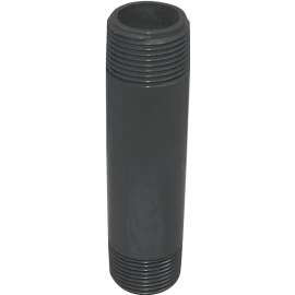 GENOVA 300 Series 383050D Pipe Nipple, 1/2 in MIP, 5 in L, Gray