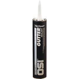 OSI GS121 Series 1939148 Gutter and Seam Sealant, White, Liquid, 10 oz Cartridge