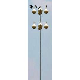 HEATH MP-15G Telescoping Gourd Pole, 15 ft H, Steel