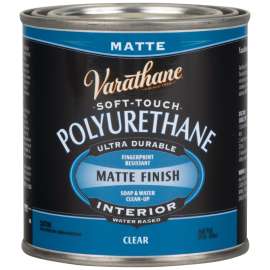 VARATHANE 262075 Polyurethane, Liquid, Clear, 0.5 pt, Can