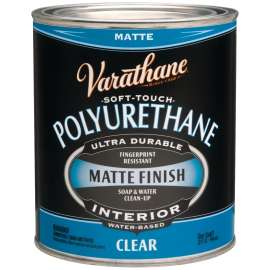 VARATHANE 262074 Polyurethane, Liquid, Clear, 1 qt, Can