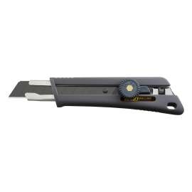 OLFA Comfort-Grip Series 1118008 Ratchet-Lock Utility Knife, 18 mm W Blade, Stainless Steel Blade, Cushion-Grip Handle