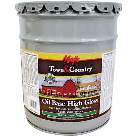 Majic Paints 8-0035-5 Barn and Fence Paint, High-Gloss, Classic Green, 5 gal Pail