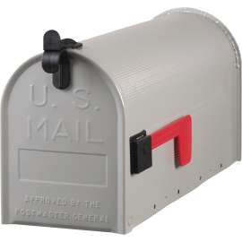 Gibraltar Mailboxes Grayson ST100000 Rural Mailbox, 800 cu-in Capacity, Galvanized Steel, Powder-Coated