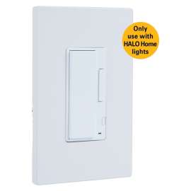 HALO HIWAC1BLE40ABL Accessory Dimmer, 3 -Way, 120 V, Bluetooth, Wireless, Black