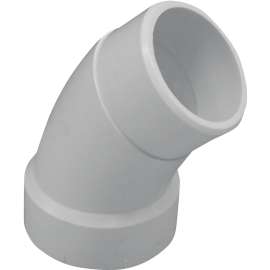 GENOVA 700 Series 72716 Street Pipe Elbow, 1-1/2 in Hub Spigot, 45 deg