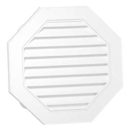 CANPLAS 626058-00 Gable Vent, 19.232 in L, 19.232 in W, Polypropylene, White