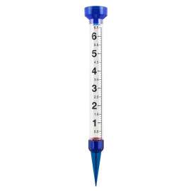 La Crosse 704-1549 Jumbo Rain Gauge, 6 in, Clear
