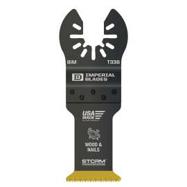 IMPERIAL BLADES ONE FIT IBOAT336-25 Oscillating Tool Blade, 1-1/4 in, Bi-Metal