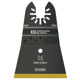 IMPERIAL BLADES ONE FIT IBOAT337-25 Oscillating Tool Blade, 2-1/2 in, Bi-Metal