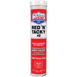 Lucas Oil Red "N" Tacky 10005-60 Grease, 14.5 oz Cartridge, Red