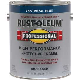 RUST-OLEUM PROFESSIONAL 7727402 Protective Enamel, Gloss, Royal Blue, 1 gal Can