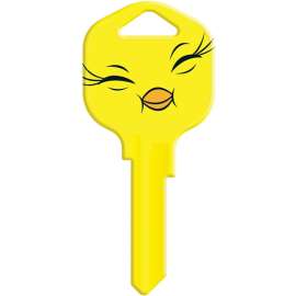 HY-KO 15005KW1-TW3 Key Blank, Solid Brass, Nickel, For: Kwikset KW1, Titan KW10 Keyways