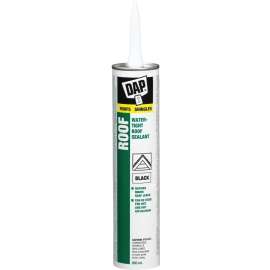 DAP 70580 Roof Sealant, Black, Paste, 300 mL Cartridge