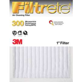 Filtrete 301DC-H-6 Washable Dust Reduction Filter, 25 in L, 16 in W, 6 MERV, Fiber Filter Media