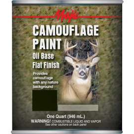 Majic Paints 8-0850-2 Camouflage Paint, Olive Drab, 1 qt Can