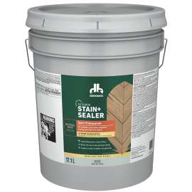 Duckback BCWB82000-20 Exterior Stain and Sealer, Neutral Base, Liquid, 5 gal