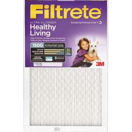 Filtrete 2020DC-6 Pleated, Ultra Allergen Reduction Electrostatic Air Filter, 24 in L, 12 in W, 11 MERV