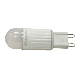 Sylvania 74663 Ultra LED Bulb, Specialty, T6 Lamp, 25 W Equivalent, G9 Lamp Base, Frosted, 3000 K Color Temp